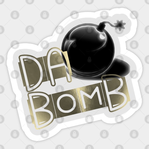 Da Bomb Sticker by djmrice